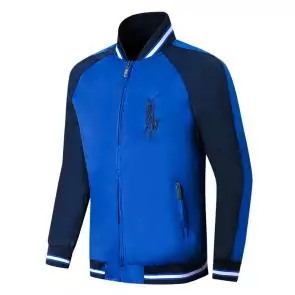 ralph lauren long sleeve veste sweat big pony blue